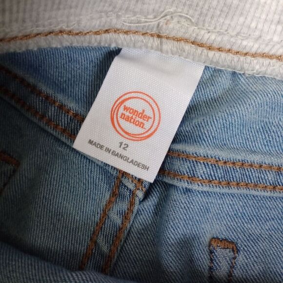 Wonder Nation Denim Shorts Size 12 - Picture 3 of 5